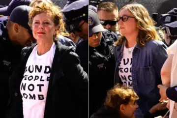 Fotografie 1 k článku Susan Sarandon skončila v poutech. Policie ji odvedla